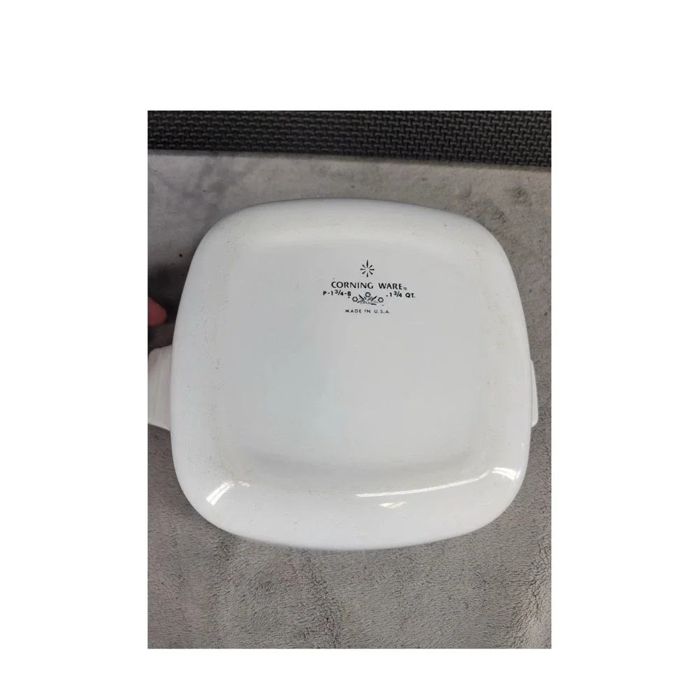 Vintage Corning Ware Blue Cornflower 1.75 Qt‎ Casserole Dish P-1 3/4-B with Lid